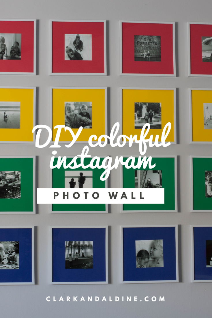 DIY COLORFUL INSTAGRAM PHOTO WALL image 2
