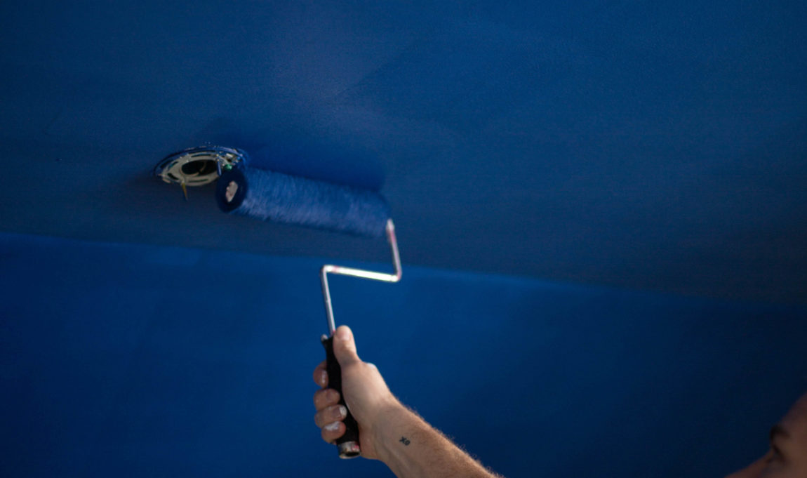 How To Paint A Dark Ceiling Clark Aldine
