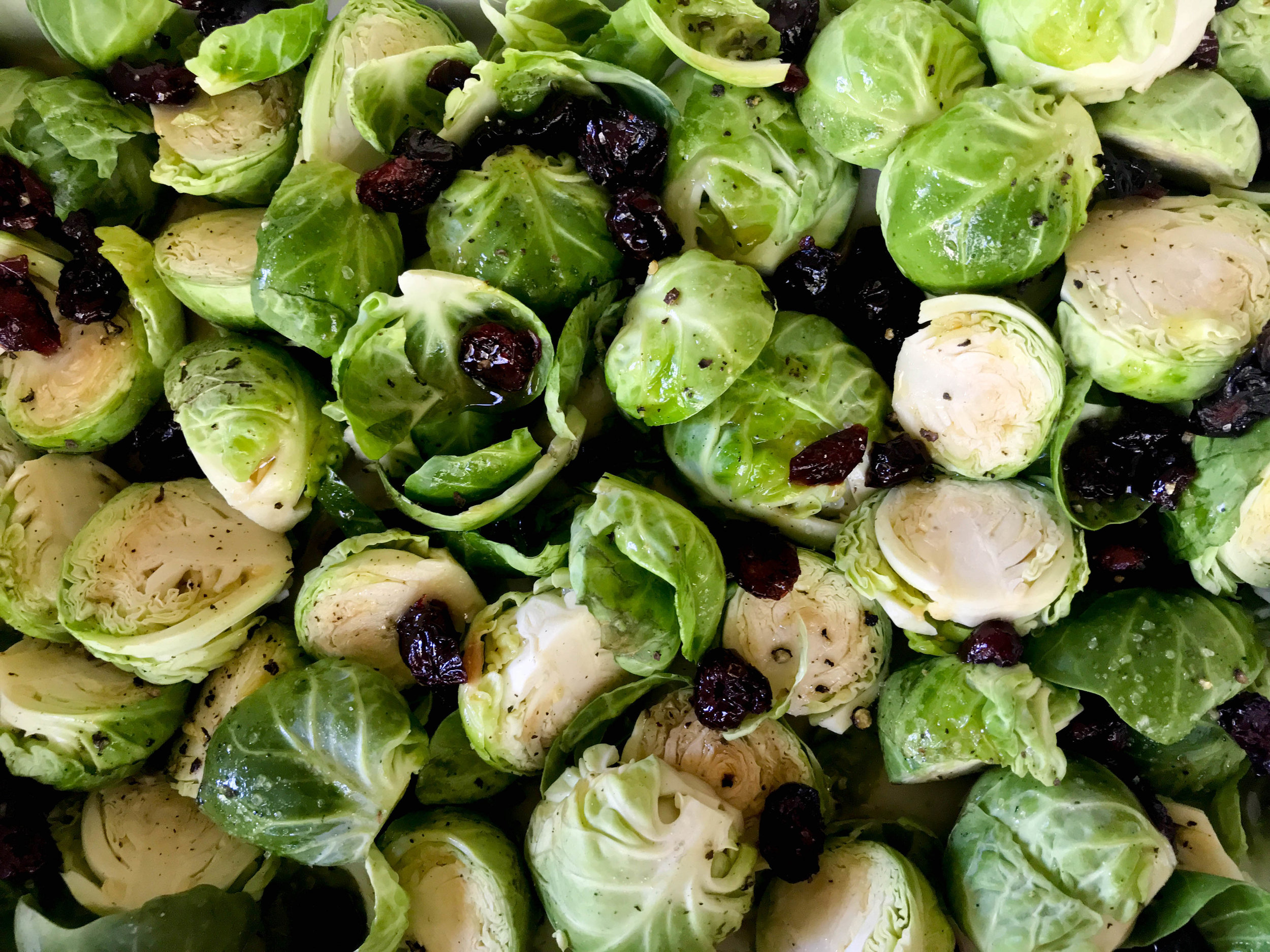healthy cranberry brussels sprouts recipe