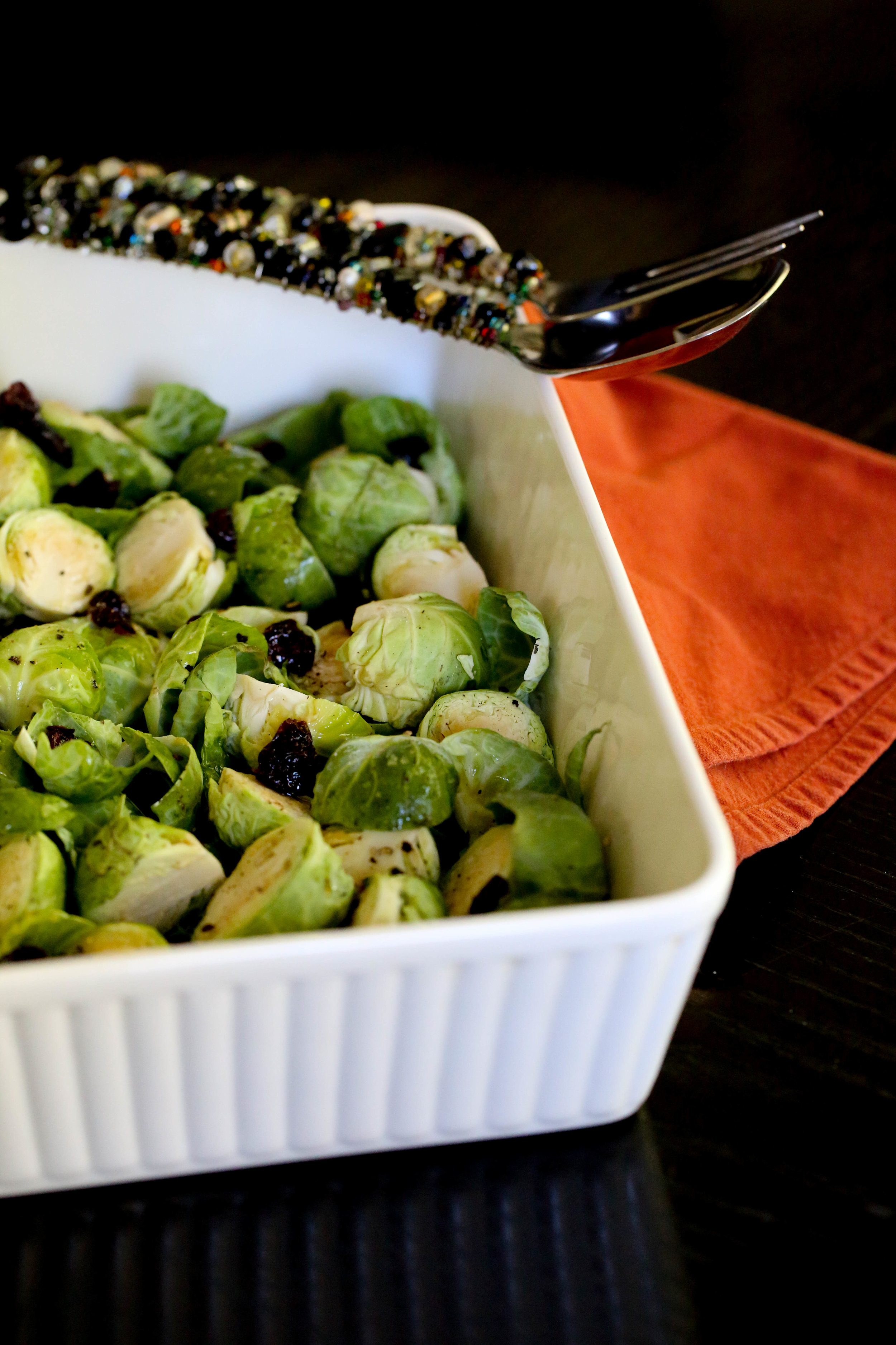 healthy cranberry brussels sprouts recipe