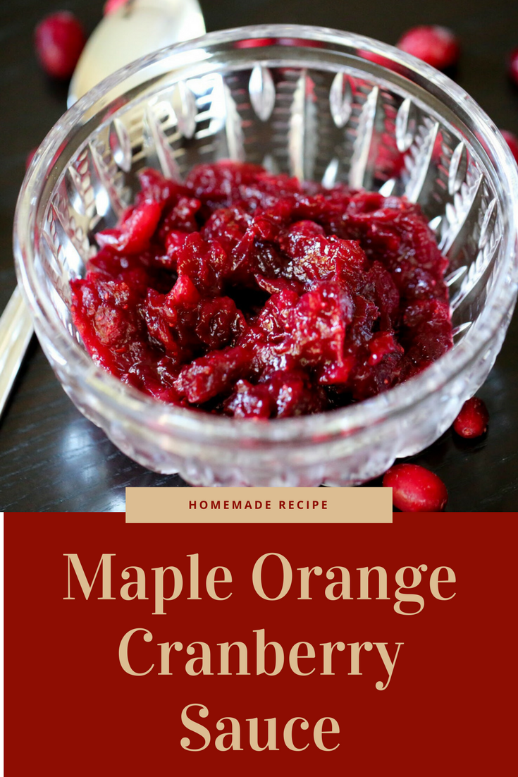 maple orange cranberry sauce recipe