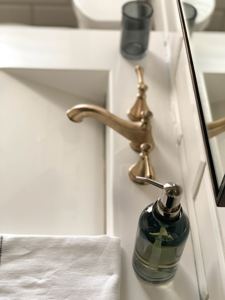 how to mix metals in a bathroom