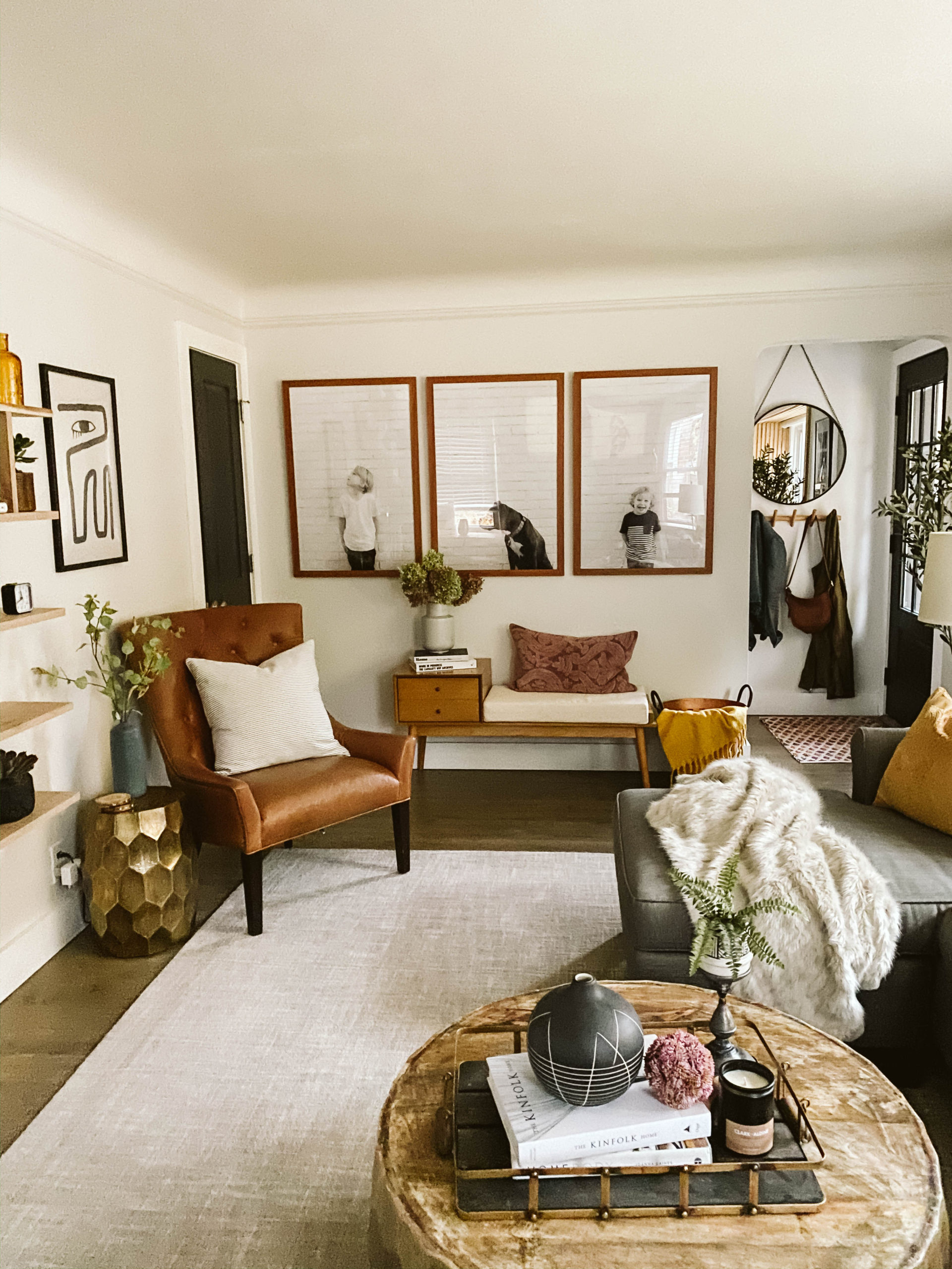 ORC® Modern Living Space Design with Fireplace | Clark+Aldine MI